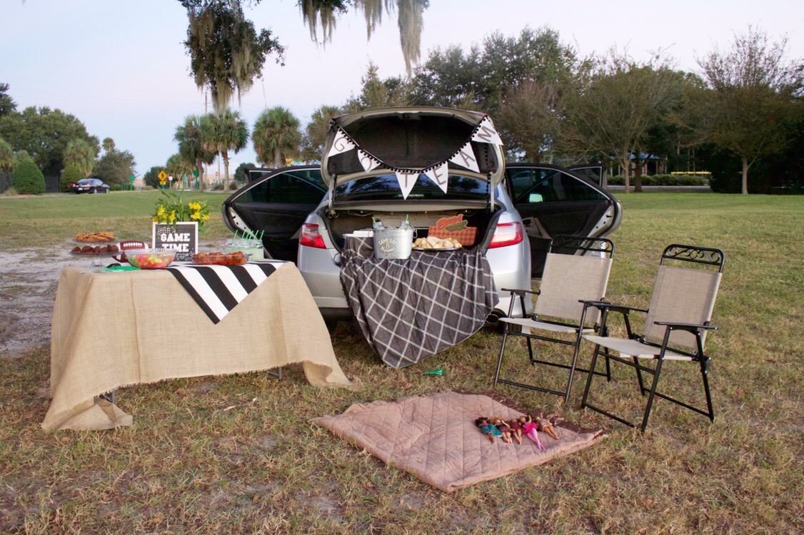 tailgating with kids